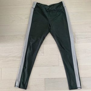 Leggings with chevron lounging or workout COMFY large